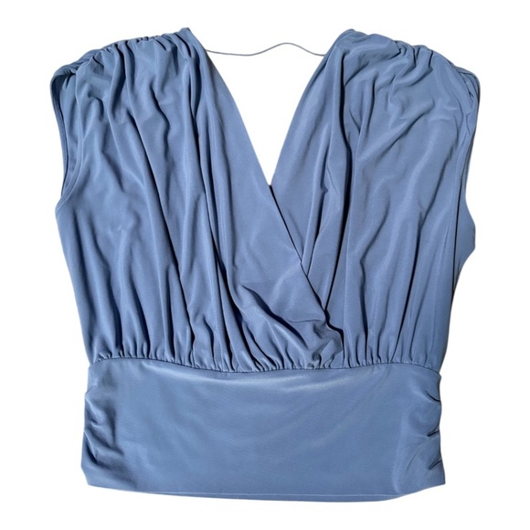 WHBM Matte Jersey Banded Bottom Top size L. NWT - Picture 4 of 9